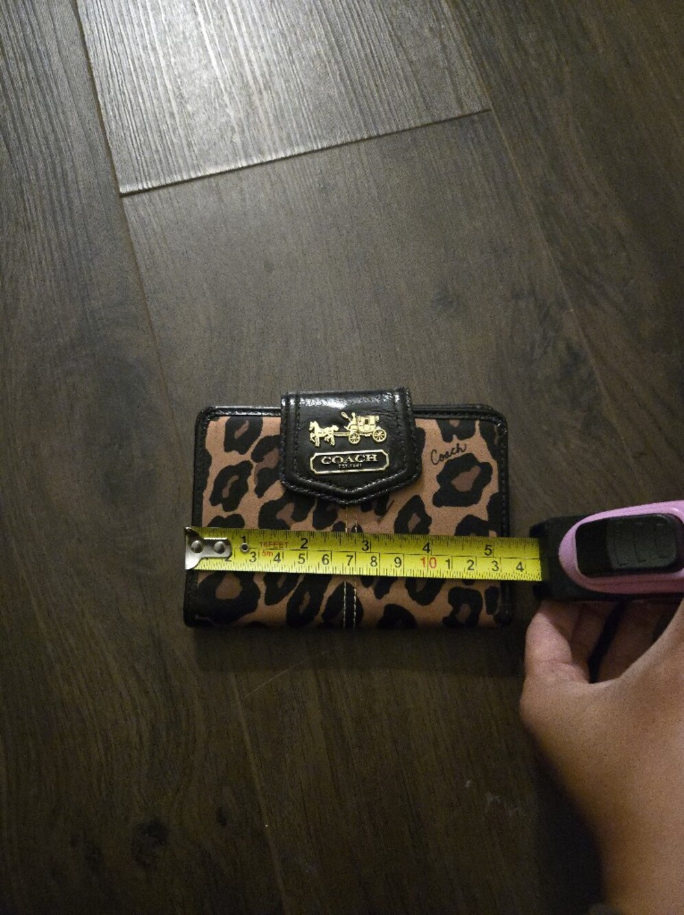 Coach Y2K Leopard Print Medium Wallet - Picture 7 of 7